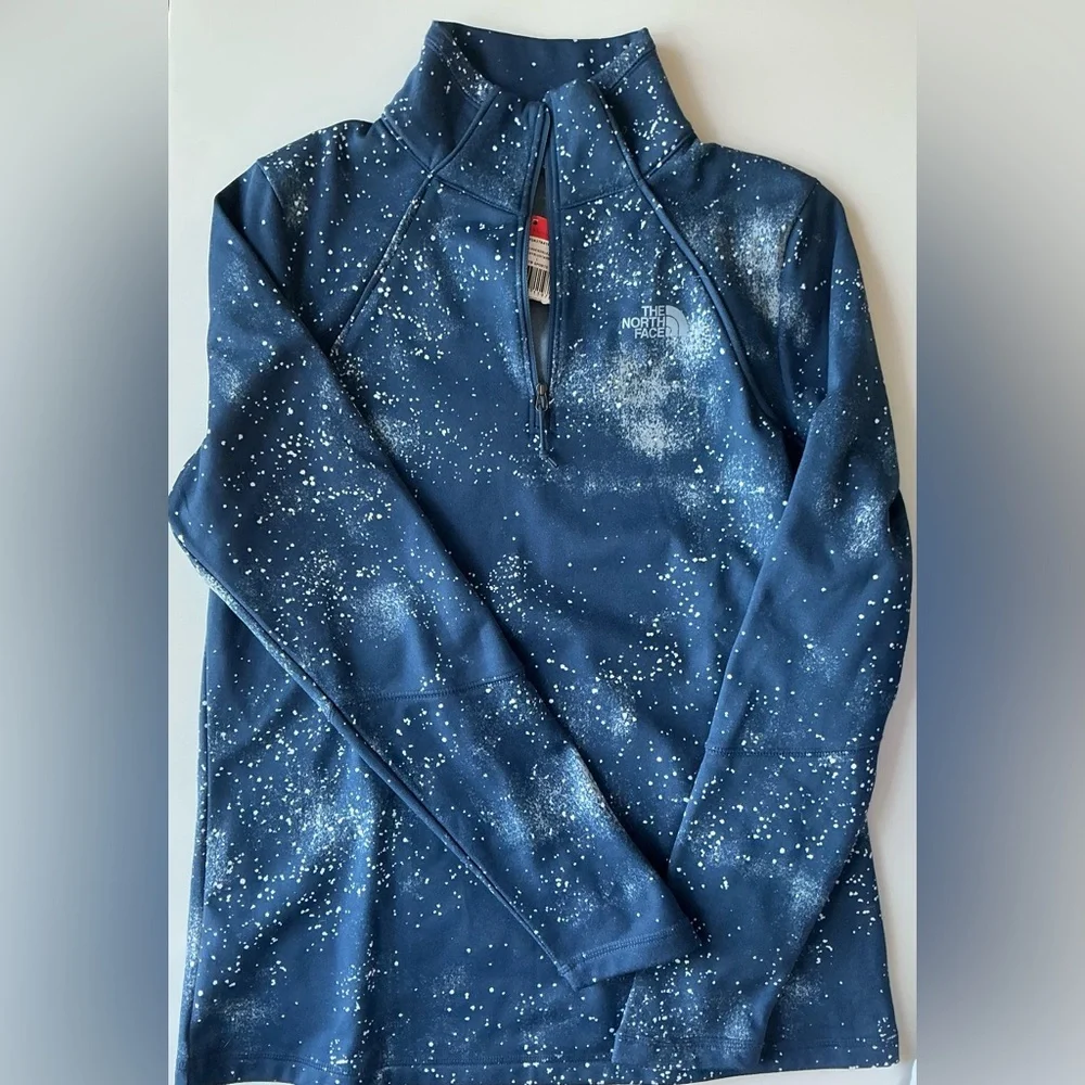 NWT The North Face Celestial Stars 1/4 Zip Sz Lg - Picture 2 of 6